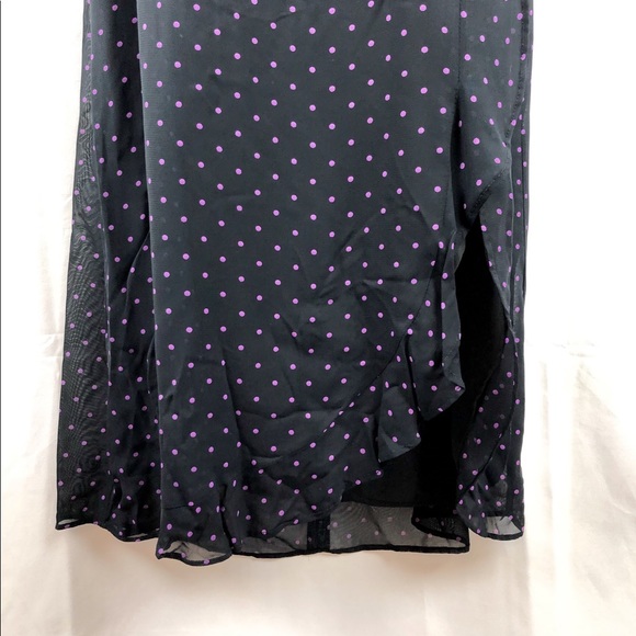 Country Road sheer polka dot rayon dress 8 - Picture 6 of 8